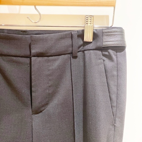 vince cropped wool pants w leather trim 🖤 - Picture 2 of 10